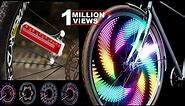 Bike and Bicycle Spoke Light unboxing, 32 LED 32 Patterns Colorful Wheel Light