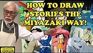 How to Draw Stories the Miyazaki Way! The Complete Studio Ghibli Storyboard Collections!