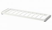 KOMPLEMENT pull-out pants hanger, white, 100x35 cm (393/8x133/4") - IKEA CA