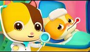 Kitten Timi Got Sick | Sick Song | Doctor Cartoon | Nursery Rhymes | Kids Songs | BabyBus