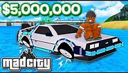 Buying the most EXPENSIVE CAR in ROBLOX MAD CITY!!