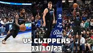 Dallas Mavericks Team Highlights vs the Clippers (11.10.2023)