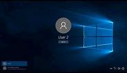 Windows 10 - How to Switch Between User Accounts
