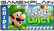 Unlock Luigi in New Super Mario Bros. 2 - Guide & Walkthrough (Nintendo 3DS)