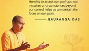 Gauranga Das - Many people don't take responsibility for...