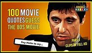 80s Movie Quotes - Movie Quiz - Guess the Movie from 100 quotes from the 1980s