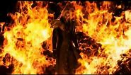 Sephiroth walking into flames like the absolute badass he is