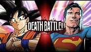 Goku VS Superman (Dragon Ball VS DC Comics) | DEATH BATTLE!