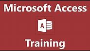 Access 2016 Tutorial Creating Lookup Fields Microsoft Training