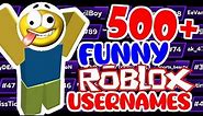 500+ Funny Roblox Username Ideas for Girls & for Boys 2022