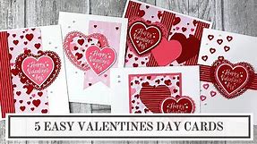 5 Cute and Easy Cards to Make for Valentines Day