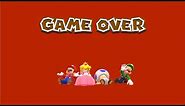 Super Mario 3D World- The Elusive Game Over Screen [4 Player]