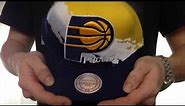 Pacers 'PAINTBRUSH SNAPBACK' Yellow-White-Navy Hat by Mitchell & Ness