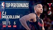 C.J. McCollum Scores a CAREER-HIGH 50 Points in 29 Minutes! | January 31, 2018