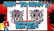 How To Draw A Cute Kitten Cupid