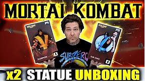 MORTAL KOMBAT Scorpion & Sub-Zero 1/10 Scale Statue Unboxing & Review | IRON STUDIOS