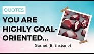 Garnet Birthstone (January) Quotes - PillowQuotes 🚀