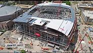 Time lapse: Construction of the Milwaukee Bucks new arena