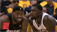 Lance Stephenson blows in LeBron's ear, Pacers top Heat | ESPN Archives