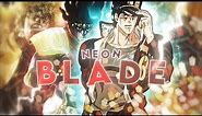 Jotaro VS Dio - Neon Blade [Edit/Amv] 4K!!