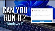 How to Check If Your Windows 10 PC Can Run Windows 11