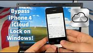 How To Bypass iPhone 4 iCloud Activation Lock iOS 7.1.2 in 2022 on Windows!