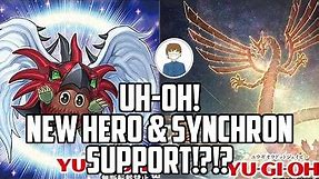 NEW HERO & SYNCHRO DRAGON SUPPORT!?!? Yu-Gi-Oh!