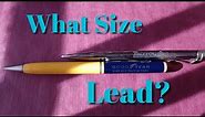 Vintage Mechanical Pencils: What Lead Size?