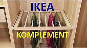 How to install Ikea pull out trouser hanger