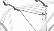 Delta Cycle 2 Bike Rack Garage - Foldable Bicycle Wall Mount Hanger with Storage Shelf Holds Up to 65 lbs