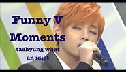 Funny Moments | BTS V (Bangtan Bomb, Weekly Idol, Interviews, Rookie King)