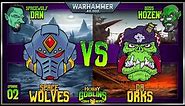 Space Wolves vs Orks: A Warhammer 40k Battle Report | 10th Edition 2000pts