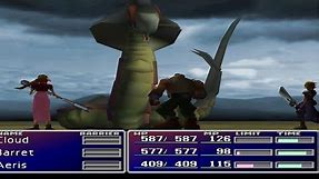Final Fantasy VII - Killing the Midgar Zolom Early