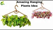 Easy Hanging Planter Making With Waste Materials/ Hanging Plant Idea For Home/Plants/ORGANIC GARDEN