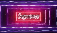 "Neon Supreme" Live Wallpaper Screensaver Background (4K UHD)