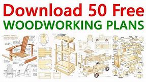 Download 50 Free Woodworking Plans & DIY Projects