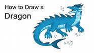 How to Draw a Dragon (Water / Sea Dragon)