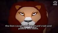 Short Stories for Kids in English | The Lion and The Elephant Stories | Animated Cartoons