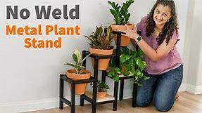 DIY Tiered Metal Plant Stand