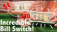 (Advanced) Bill Switch $1 - $20 - Money Magic - Magic Tricks REVEALED