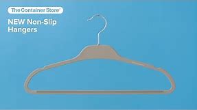 The Container Store: Non-Slip Rubberized Hangers