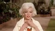 Marilyn Monroe and Dog in Something's Got to Give