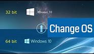 How to change Windows 10 64 bit to 32 bit | Boot / install Windows 10
