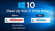 How to Clean C Drive In Windows 10 (Make Your PC Faster)