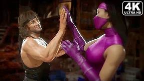 Mortal Kombat ALL Friendships Ever Made (Scorpion, Sub Zero, Rambo) 4K ULTRA HD