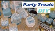 BABY SHOWER DESSERT TABLE TREATS | DIY EASY CANDY BAR IDEAS FOR PARTY (baby boy)