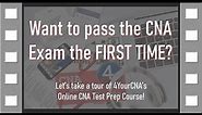Online CNA Test Prep Course Tour by 4YourCNA