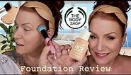 *TESTING* THE BODY SHOP FRESH NUDE FOUNDATION | On Over 40 Skin Without Botox, Fillers etc