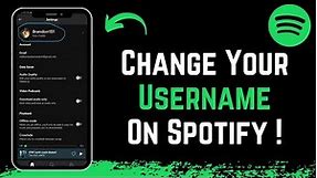 How to Change Spotify Username !