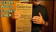 Convert a Closet into a Cedar Closet in a Few Hours - Under $100